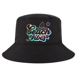 Beach Vibes Colorful Ocean Cool Comfort Performance Bucket Hat