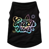 Beach Vibes Colorful Ocean Doggie Tank