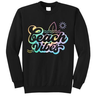 Beach Vibes Colorful Ocean Sweatshirt