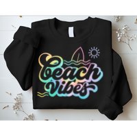 Beach Vibes Colorful Ocean Sweatshirt