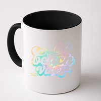 Beach Vibes Colorful Ocean Mug