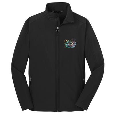 Beach Vibes Colorful Ocean Core Soft Shell Jacket