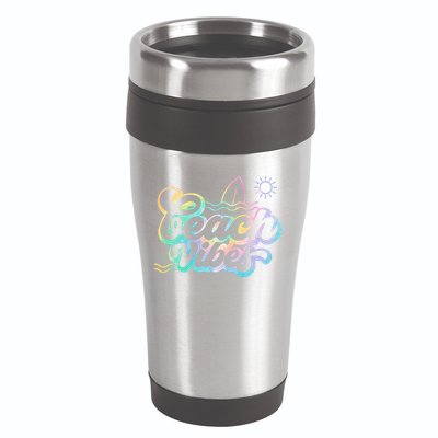 Beach Vibes Colorful Ocean 16oz Travel Tumbler