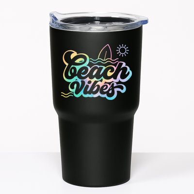 Beach Vibes Colorful Ocean Tumbler