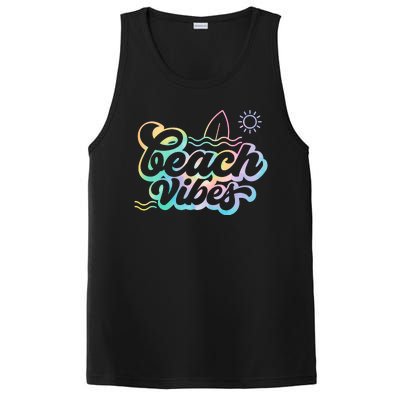 Beach Vibes Colorful Ocean PosiCharge Competitor Tank