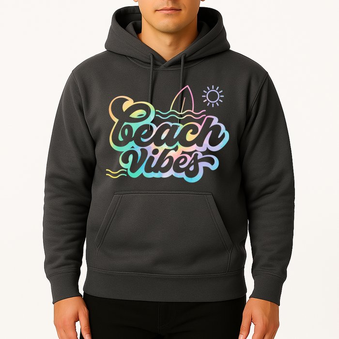 Beach Vibes Colorful Ocean Hoodie