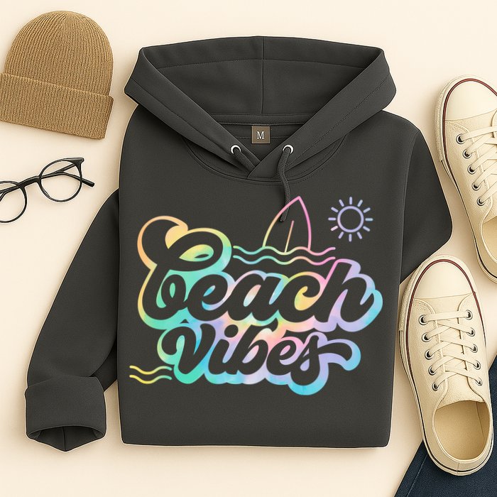 Beach Vibes Colorful Ocean Hoodie