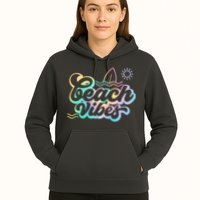 Beach Vibes Colorful Ocean Hoodie