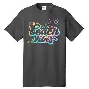 Beach Vibes Colorful Ocean Tall T-Shirt