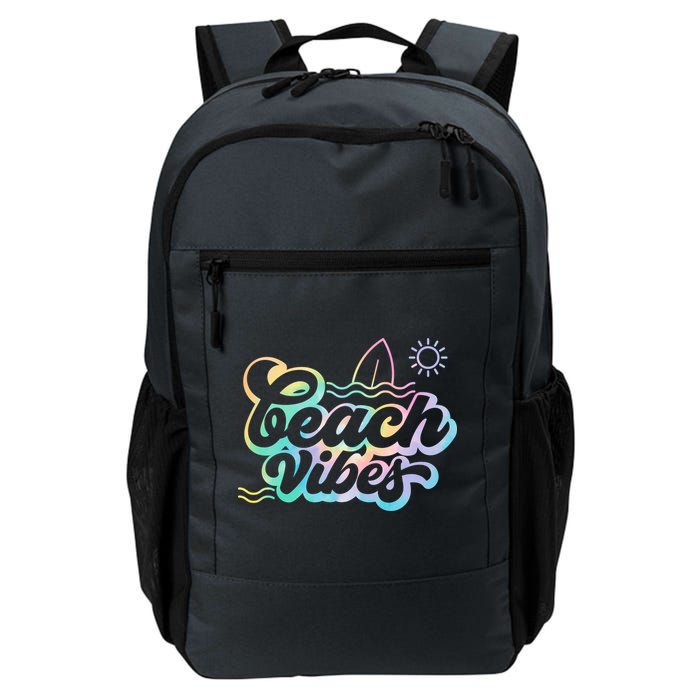 Beach Vibes Colorful Ocean Backpack