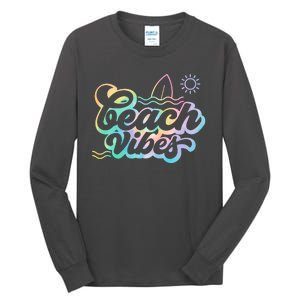 Beach Vibes Colorful Ocean Tall Long Sleeve T-Shirt