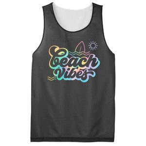 Beach Vibes Colorful Ocean Mesh Reversible Basketball Jersey Tank