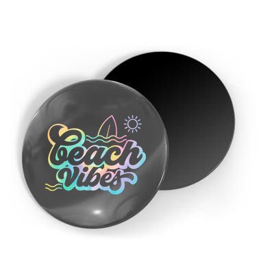 Beach Vibes Colorful Ocean Magnet