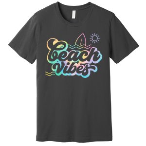 Beach Vibes Colorful Ocean Premium T-Shirt