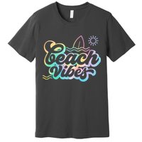 Beach Vibes Colorful Ocean Premium T-Shirt