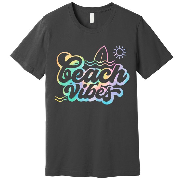 Beach Vibes Colorful Ocean Premium T-Shirt