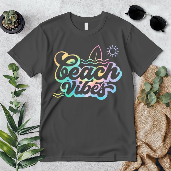 Beach Vibes Colorful Ocean Premium T-Shirt