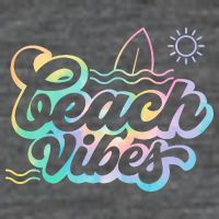 Beach Vibes Colorful Ocean Premium T-Shirt