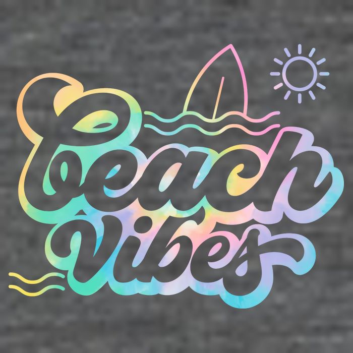 Beach Vibes Colorful Ocean Premium T-Shirt