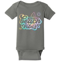 Beach Vibes Colorful Ocean Baby Bodysuit