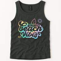 Beach Vibes Colorful Ocean Tank Top