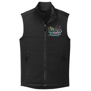 Beach Vibes Colorful Ocean Collective Smooth Fleece Vest