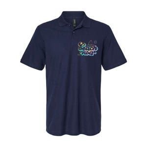 Beach Vibes Colorful Ocean Softstyle Adult Sport Polo