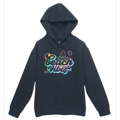 Beach Vibes Colorful Ocean Urban Pullover Hoodie