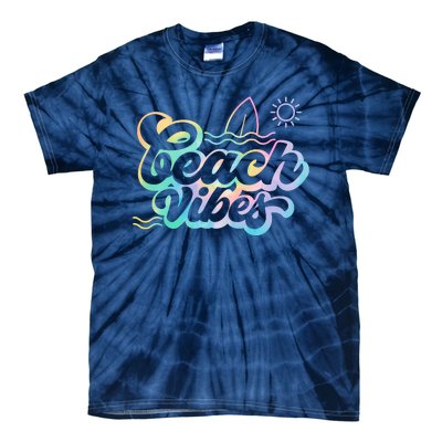 Beach Vibes Colorful Ocean Tie-Dye T-Shirt