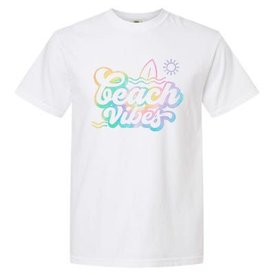 Beach Vibes Colorful Ocean Garment-Dyed Heavyweight T-Shirt