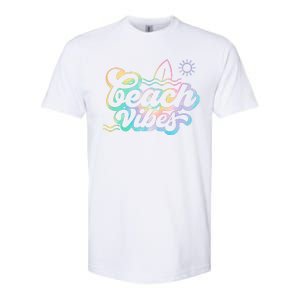 Beach Vibes Colorful Ocean Softstyle CVC T-Shirt