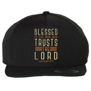 Bible Verse Christian God Savior Devotee Gift Jesus Wool Snapback Cap