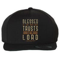 Bible Verse Christian God Savior Devotee Gift Jesus Wool Snapback Cap