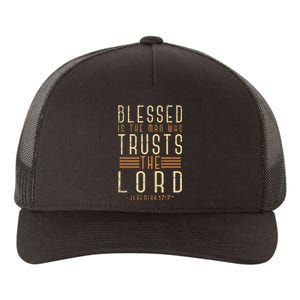 Bible Verse Christian God Savior Devo Men Gift Jesus Yupoong Adult 5-Panel Trucker Hat