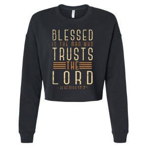 Bible Verse Christian God Savior Devo Men Gift Jesus Cropped Pullover Crew