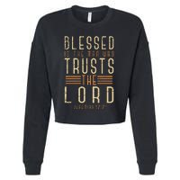 Bible Verse Christian God Savior Devo Men Gift Jesus Cropped Pullover Crew