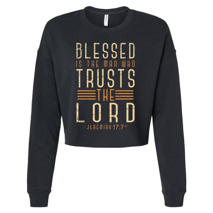 Bible Verse Christian God Savior Devo Men Gift Jesus Cropped Pullover Crew