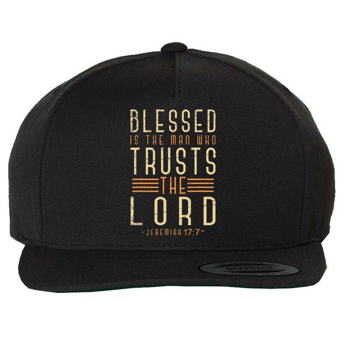 Bible Verse Christian God Savior Devo Men Gift Jesus Wool Snapback Cap