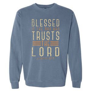 Bible Verse Christian God Savior Devo Men Gift Jesus Garment-Dyed Sweatshirt