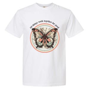 Bible Verse Christian Butterfly Garment-Dyed Heavyweight T-Shirt