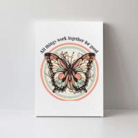 Bible Verse Christian Butterfly Canvas