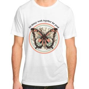 Bible Verse Christian Butterfly Adult ChromaSoft Performance T-Shirt