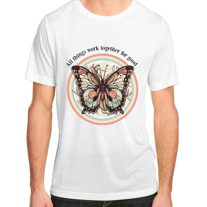 Bible Verse Christian Butterfly Adult ChromaSoft Performance T-Shirt