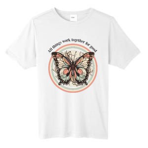 Bible Verse Christian Butterfly Tall Fusion ChromaSoft Performance T-Shirt