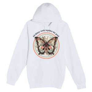 Bible Verse Christian Butterfly Premium Pullover Hoodie