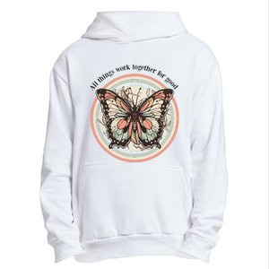 Bible Verse Christian Butterfly Urban Pullover Hoodie