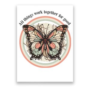 Bible Verse Christian Butterfly Poster