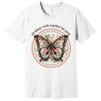 Bible Verse Christian Butterfly Premium T-Shirt