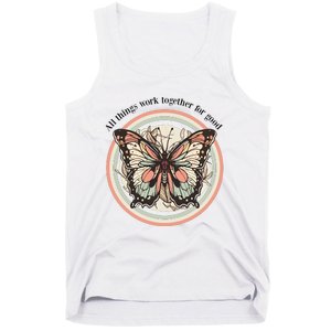 Bible Verse Christian Butterfly Tank Top