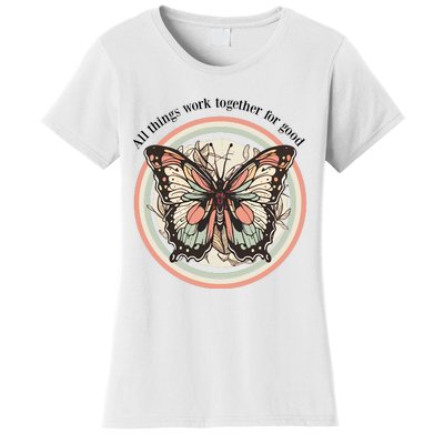 Bible Verse Christian Butterfly Women's T-Shirt